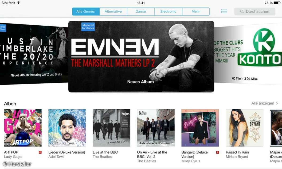 Apple iPad Air iTunes Store