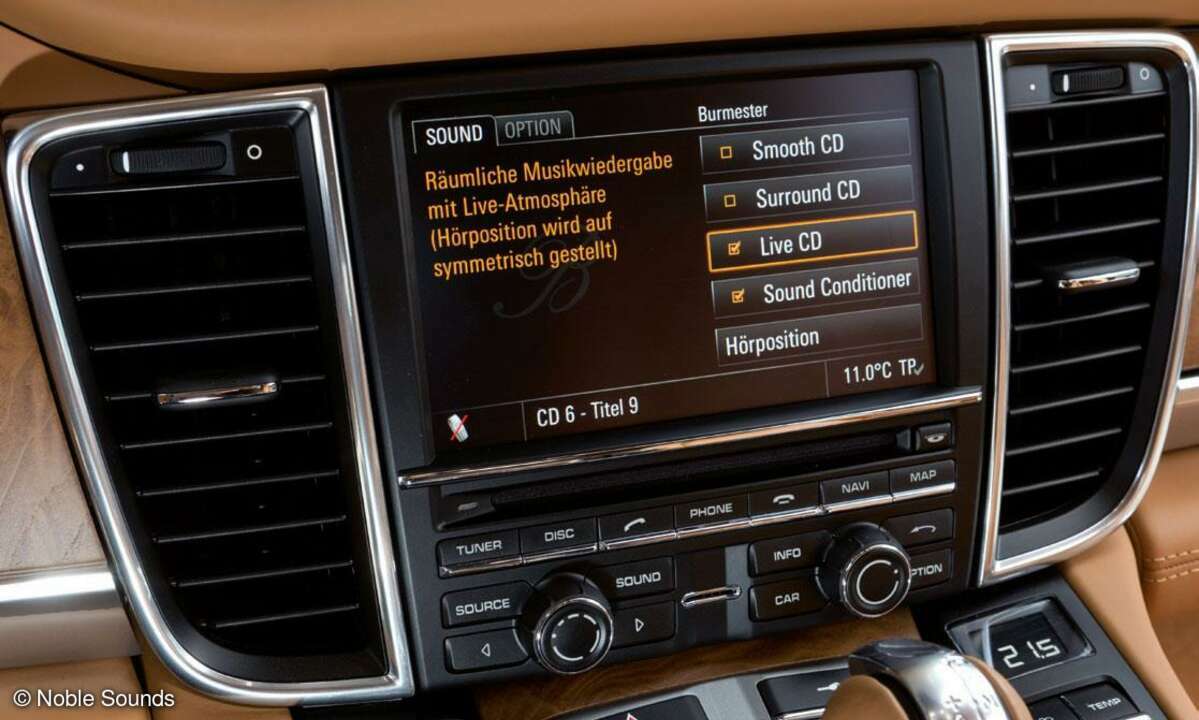 Porsche Panamera S Boardcomputer