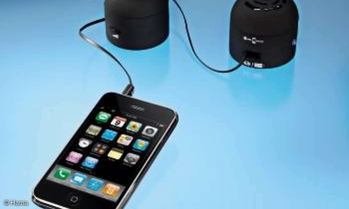 Hama Handy-Lautsprecher für Apples iPhone