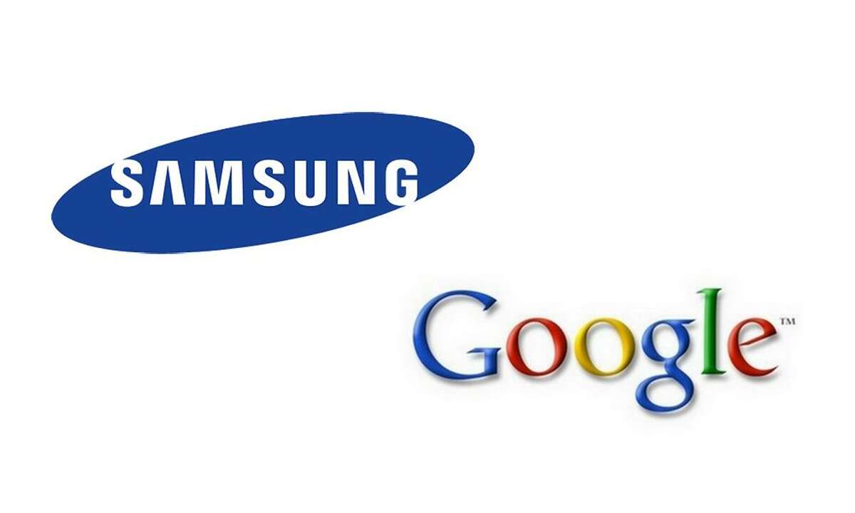 Samsung Google Logos