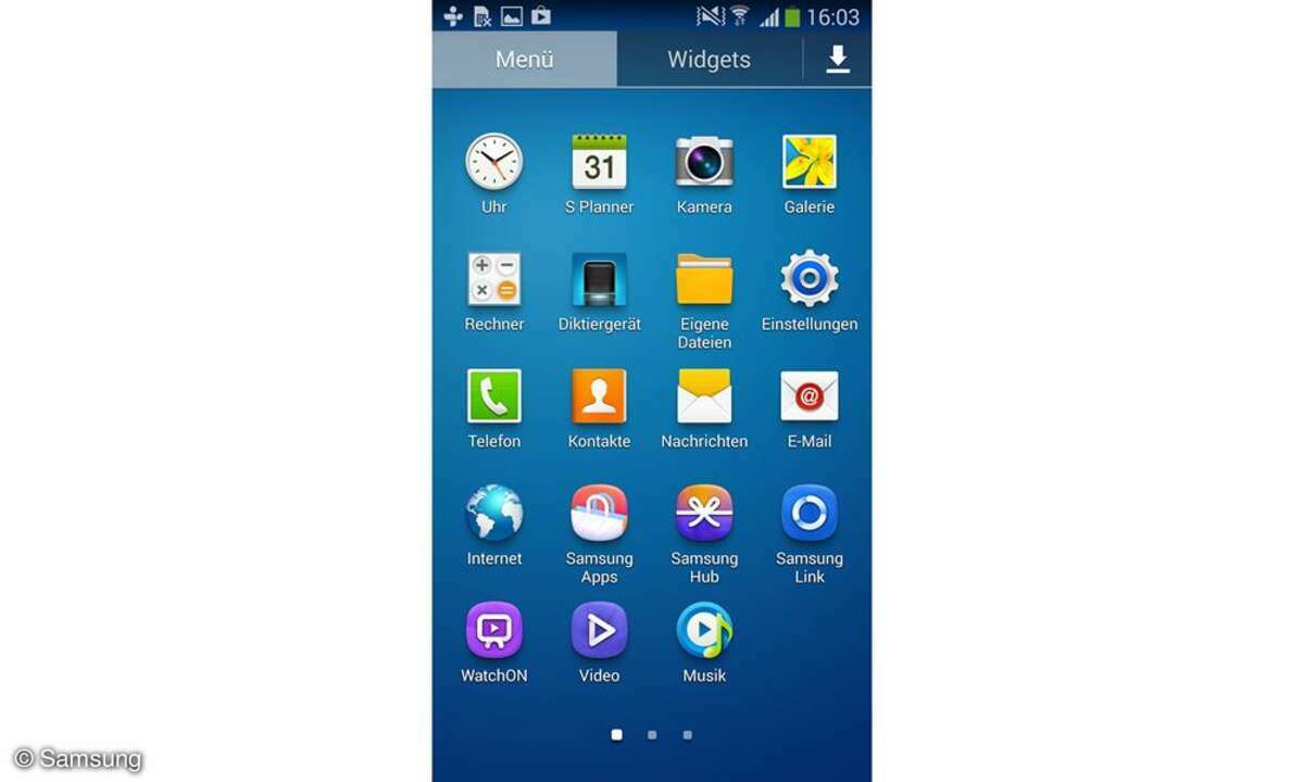 Samsung Touchwiz Screenshot