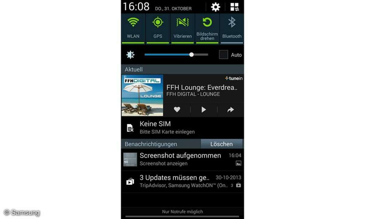 Samsung Touchwiz Screenshot
