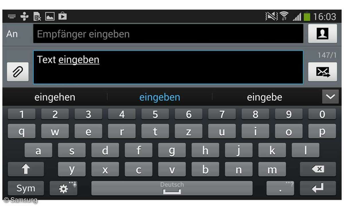 Samsung Touchwiz Screenshot