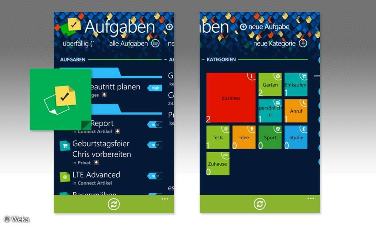 Telerik Aufgaben
