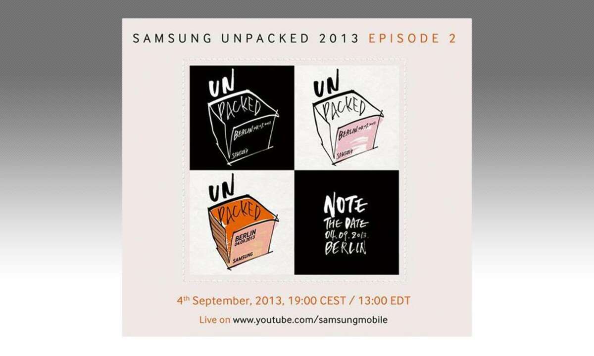 Samsung Unpacked Event 2013