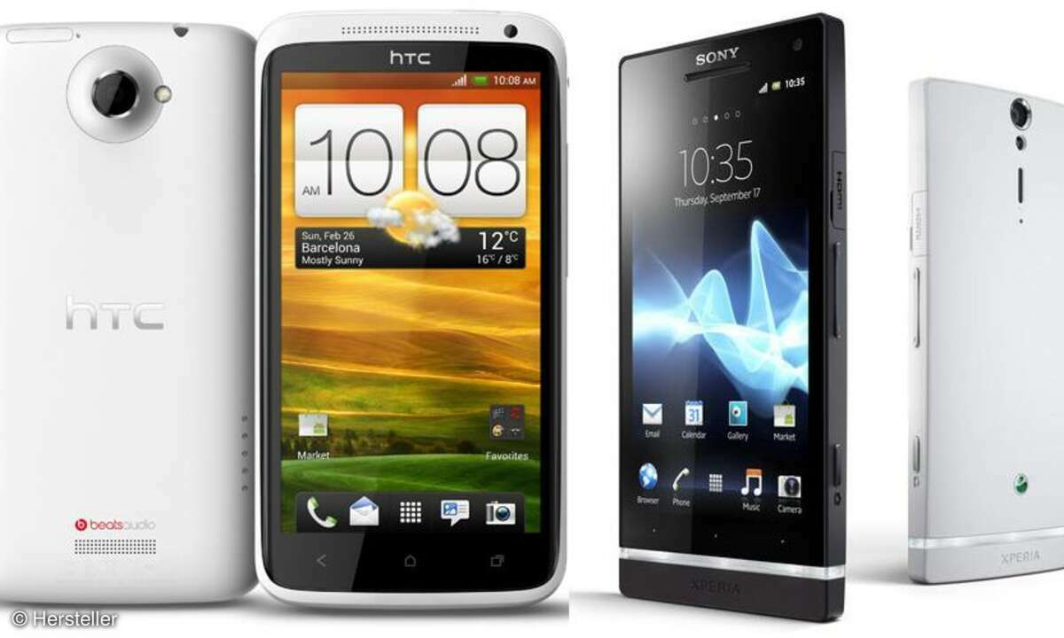 HTC One X & Sony Xperia S im Vergleich