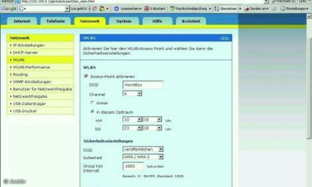 Testbericht D-Link HorstBox DVA-G3342SD