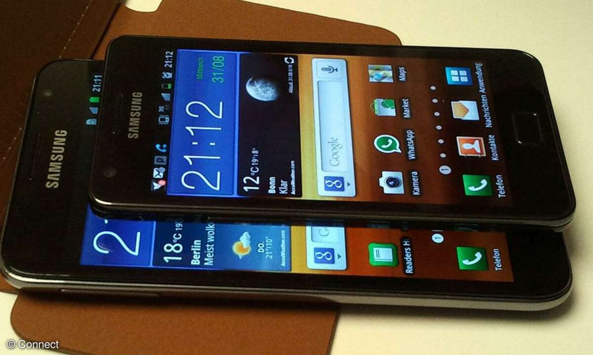 Samsung Galaxy Note und Galaxy S2