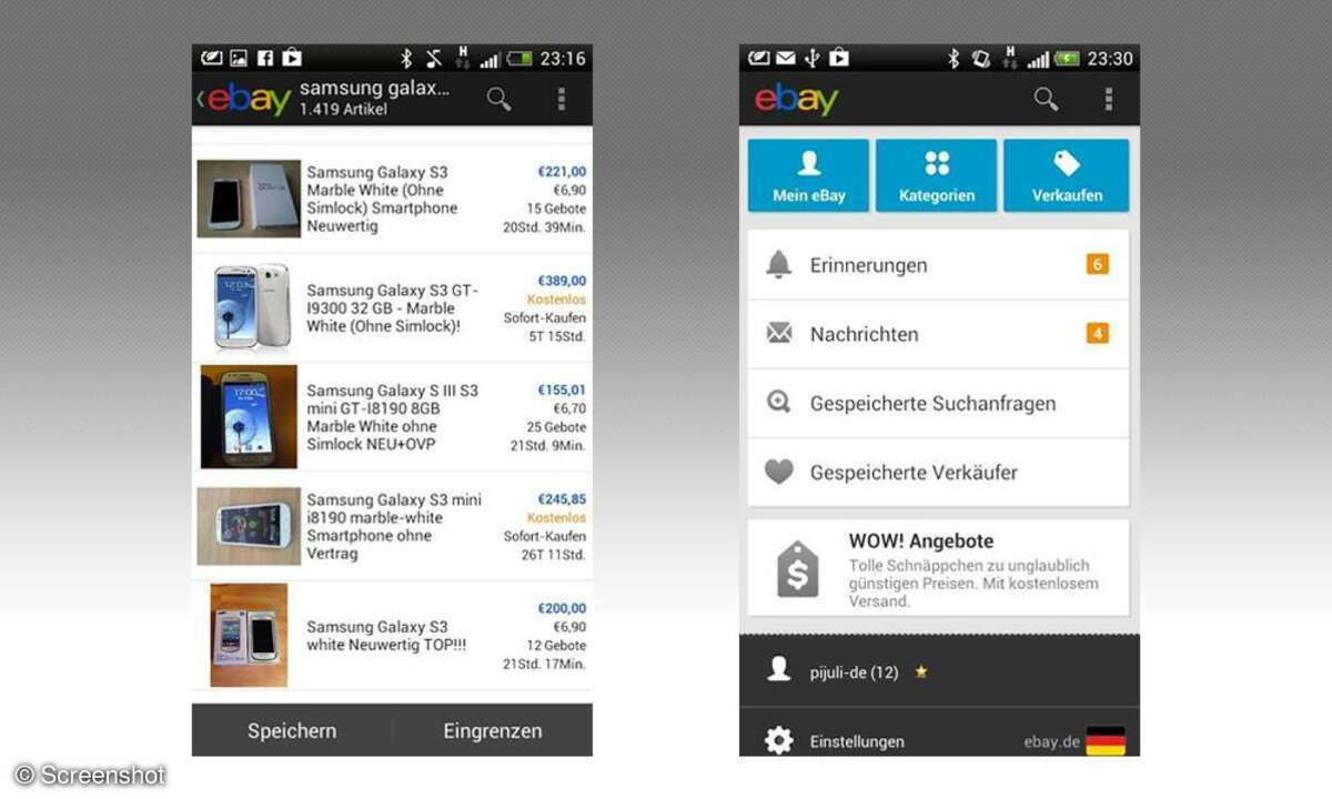 app, Ebay