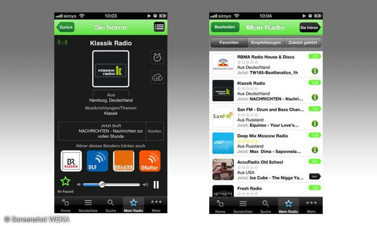 app, radio.de