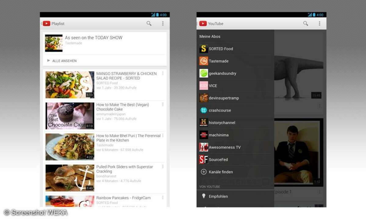 app, youtube