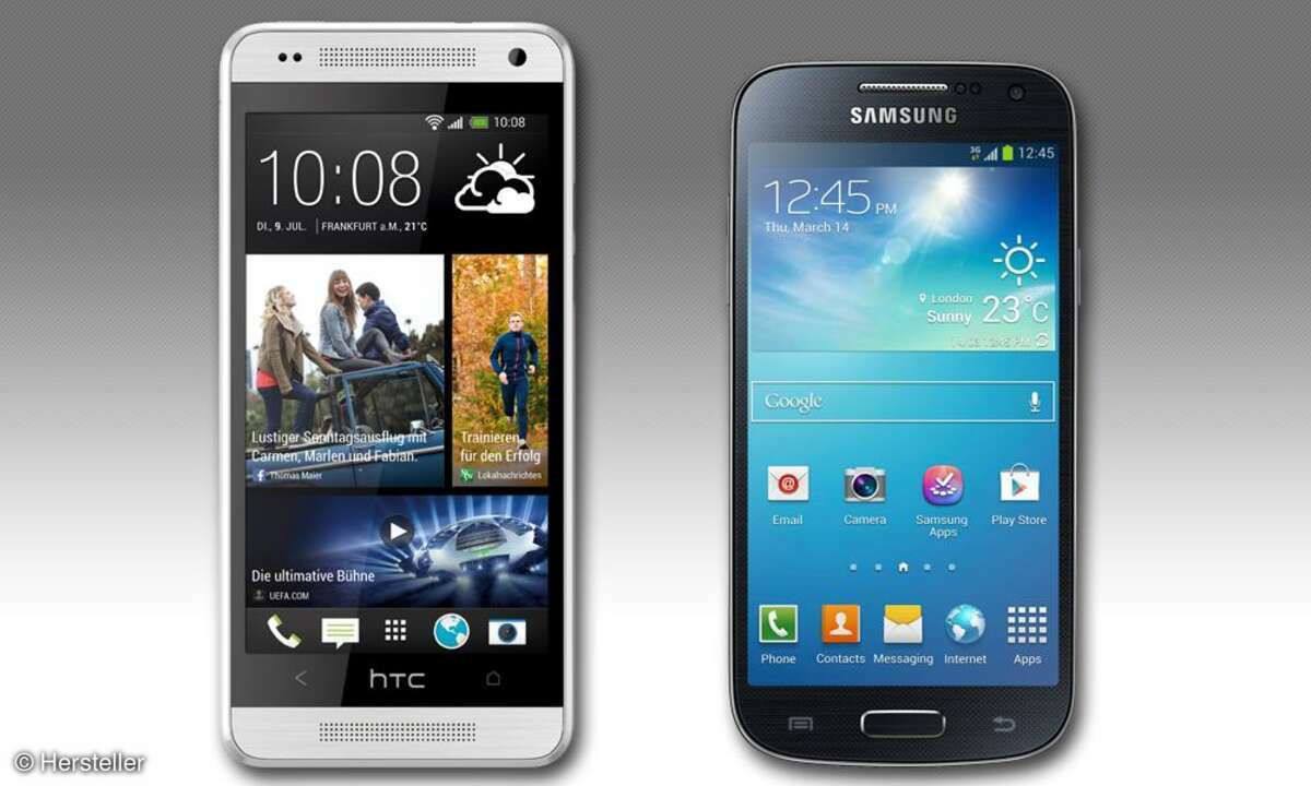 HTC One Mini und Galaxy S4 mini