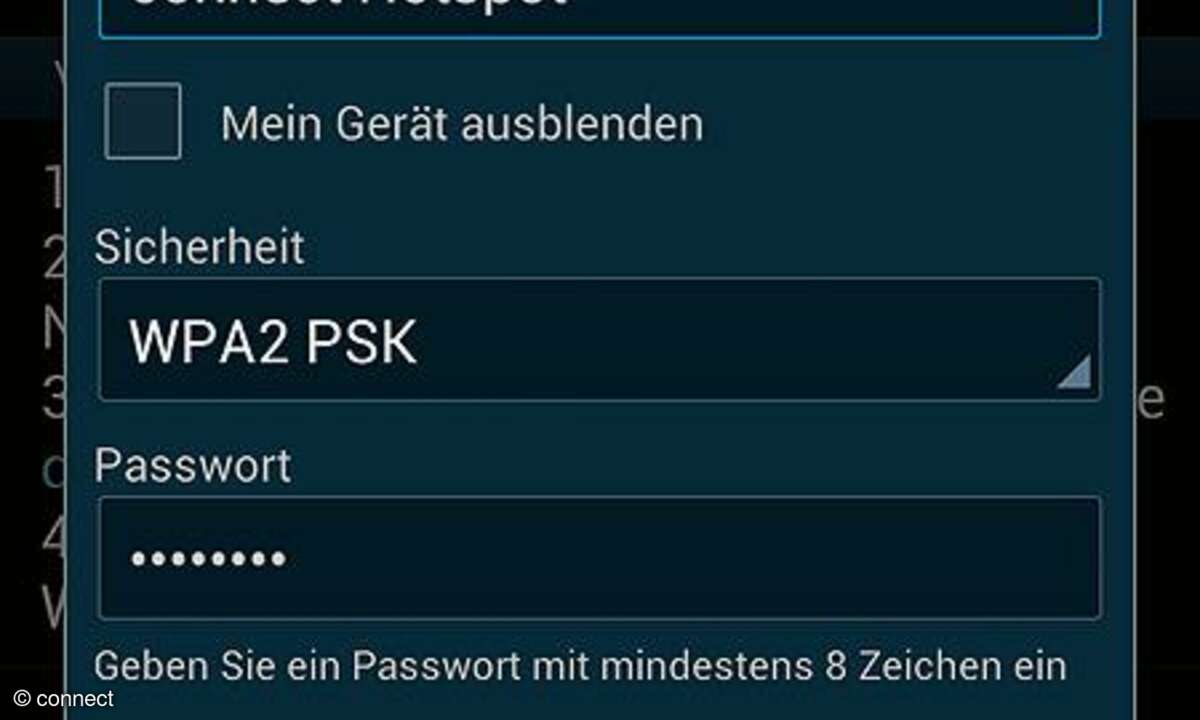 Smartphone als WLAN-Hotspot einrichten