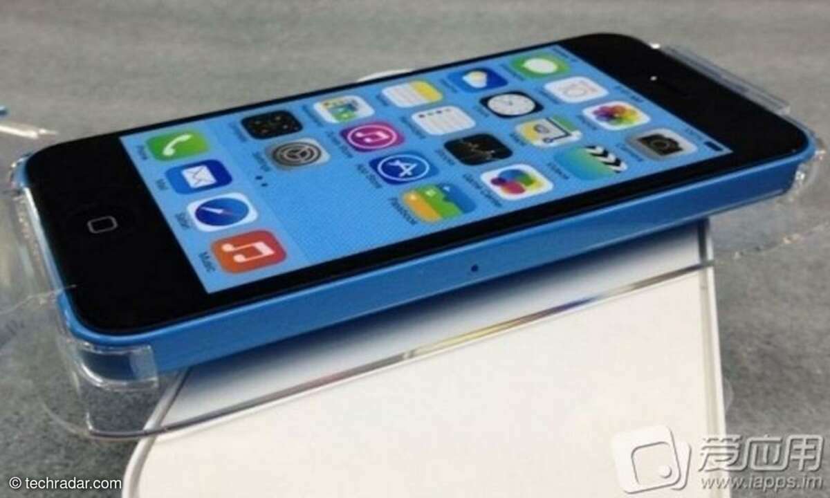 Eine der vermeintlichen Farbvarianten des neuen iPhone 5C.