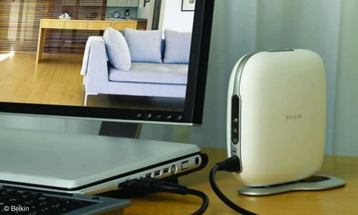 Notebook: Adapter für externen Monitor