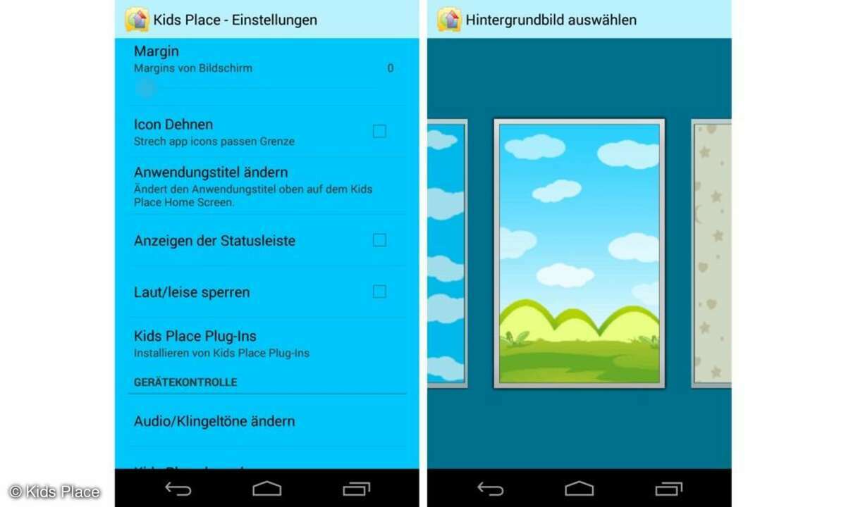 Kids Place mit Kindersicherung