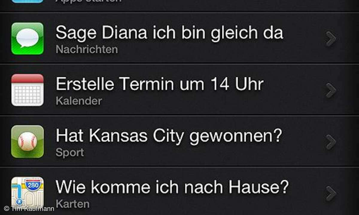 Siri - Siri fragen