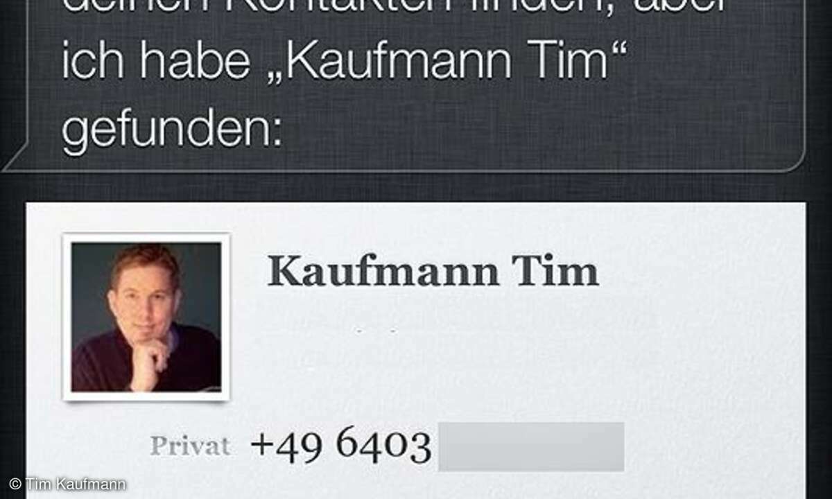 Siri - Kontakte