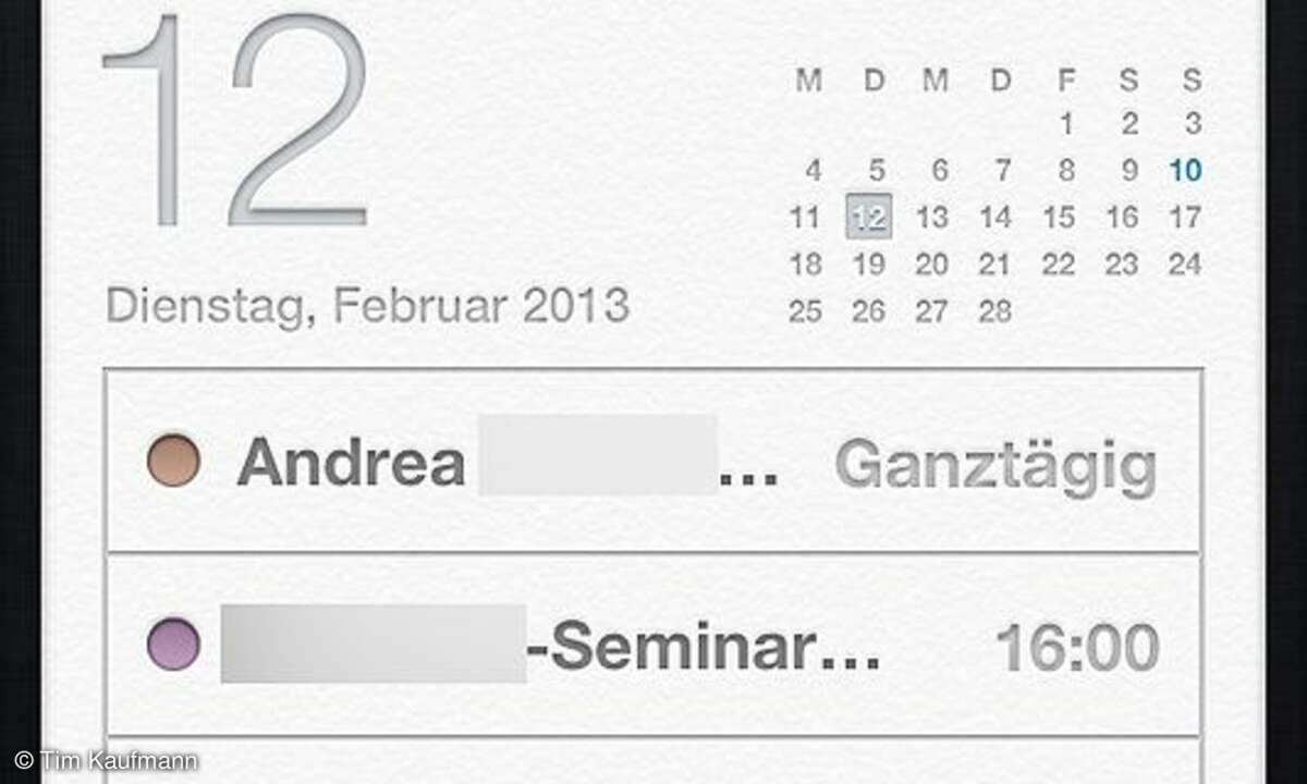 Siri - Kalender