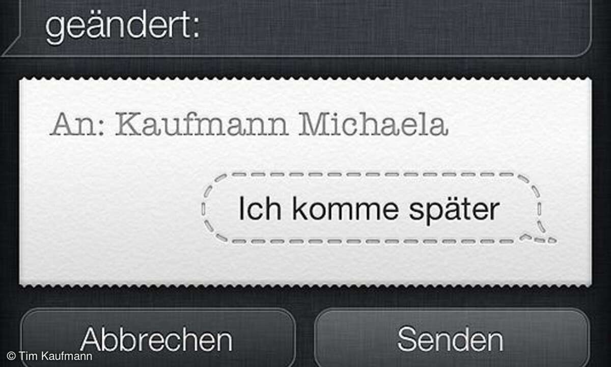 Siri - Nachricht senden