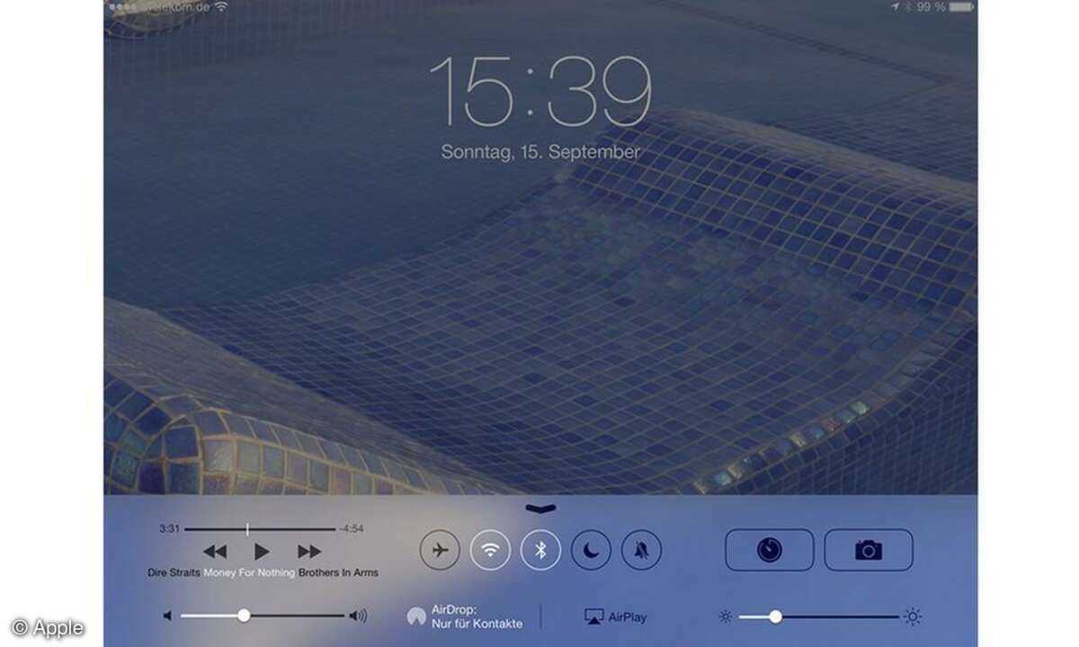Apple, iOS7, konfigurieren, Screenshot