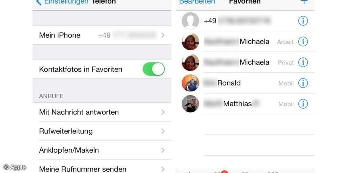 Apple, iOS7, konfigurieren, Screenshot
