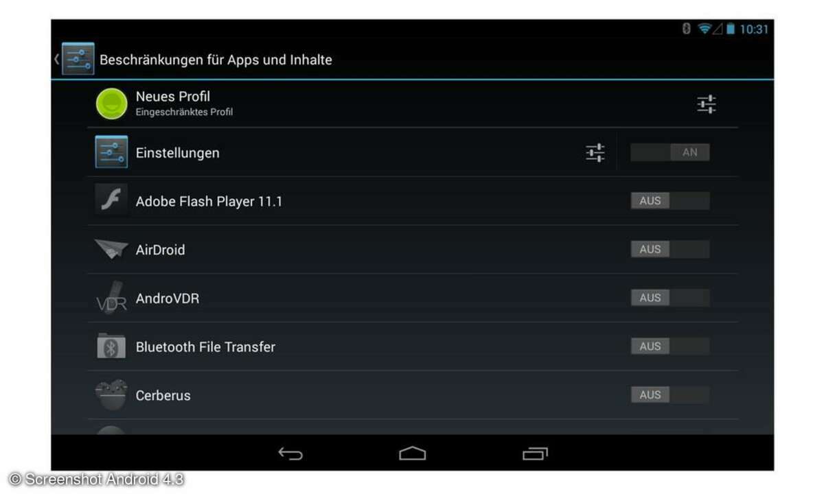 Android 4.3, Google, Software