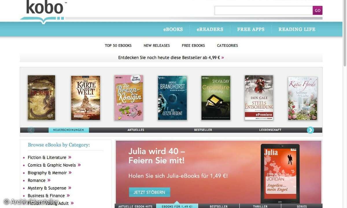 Online-Buchladen Kobo