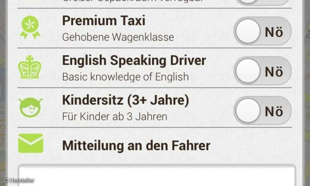 BetterTaxi iPhone