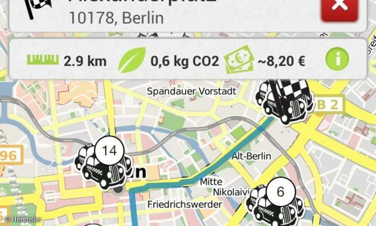 BetterTaxi iPhone