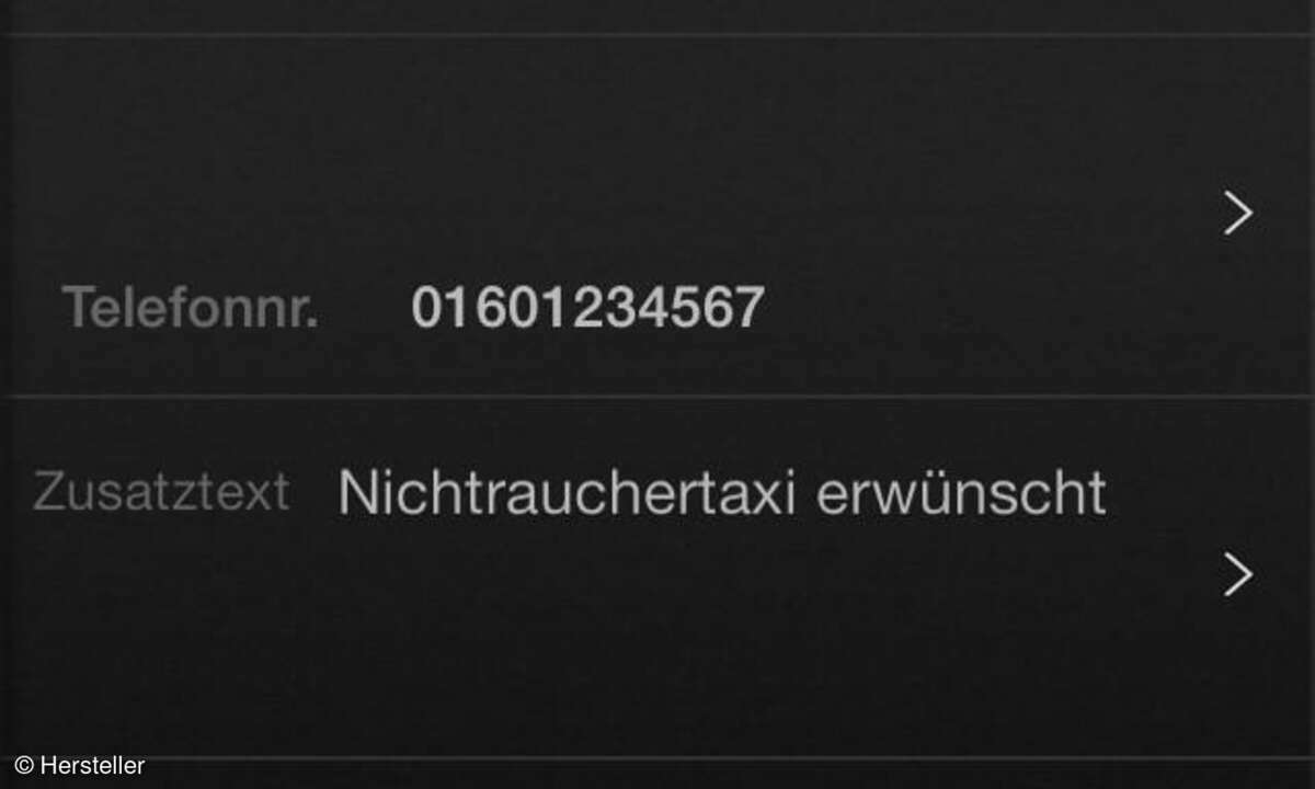 Taxi Deutschland iPhone