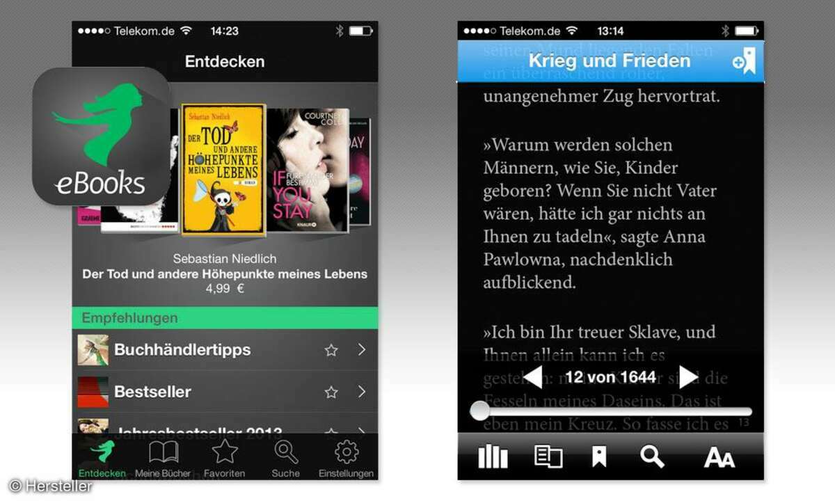 Smartphone,iPhone,E-Reader,Apps,Thalia eBooks