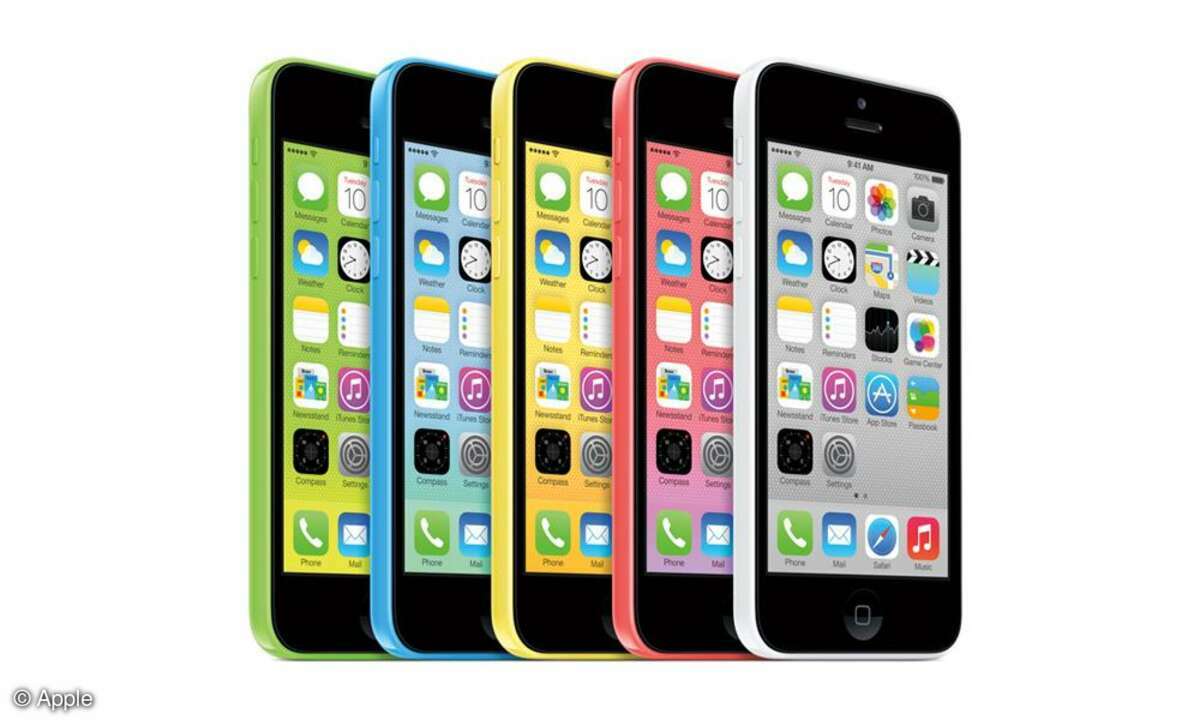 Das iPhone 5C kommt farbenfroh daher.