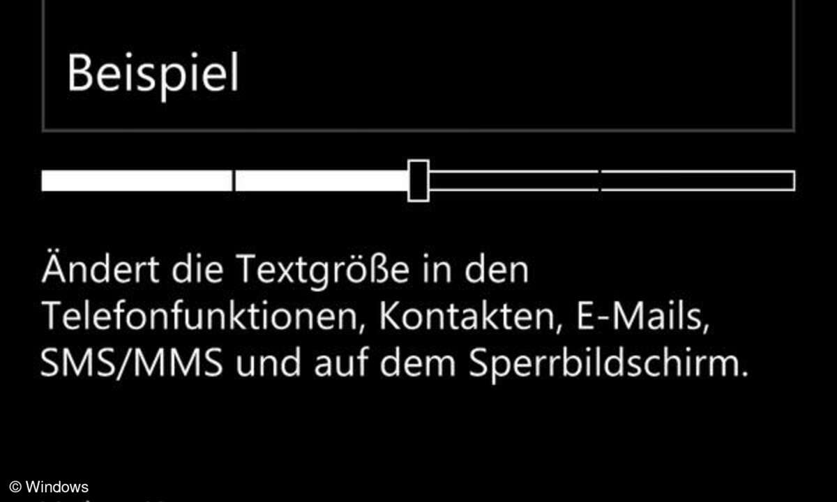 Windows Phone 8, Screenshot