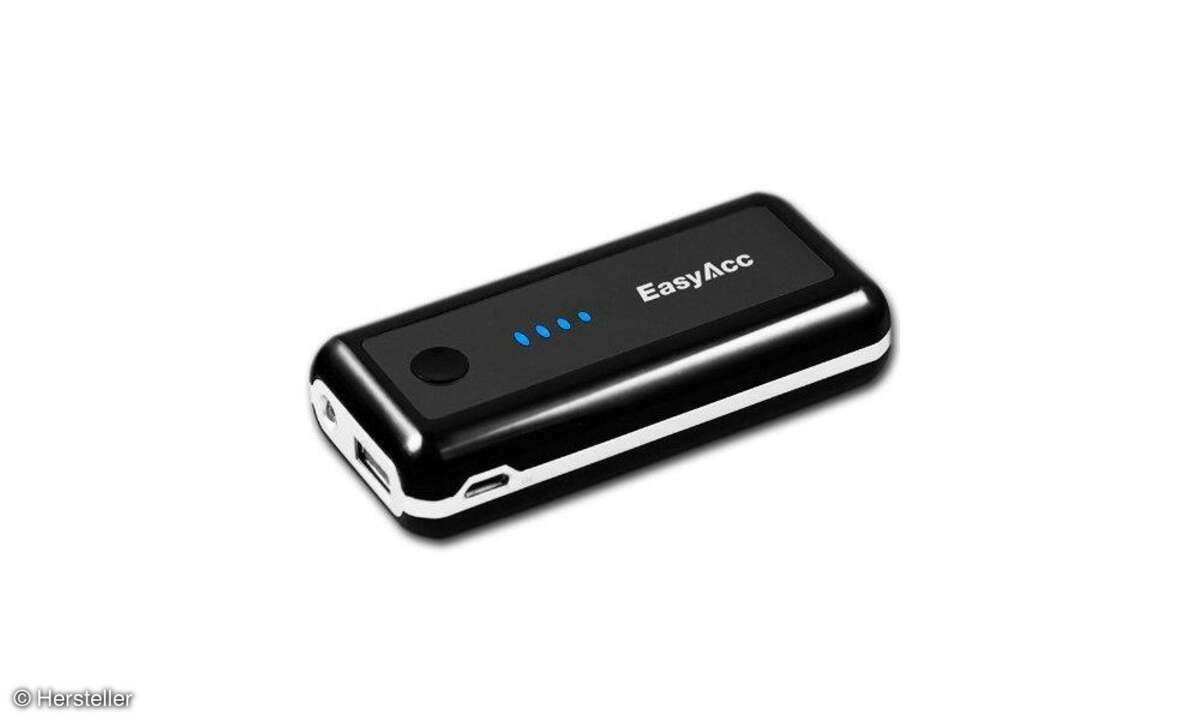 EasyAcc 5600mAh PowerBank mit LED-Lampe