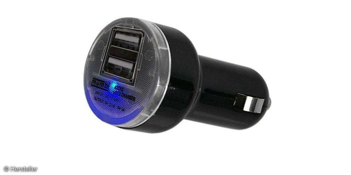 mumbi USB-KFZ Adapter mit 2 Ports