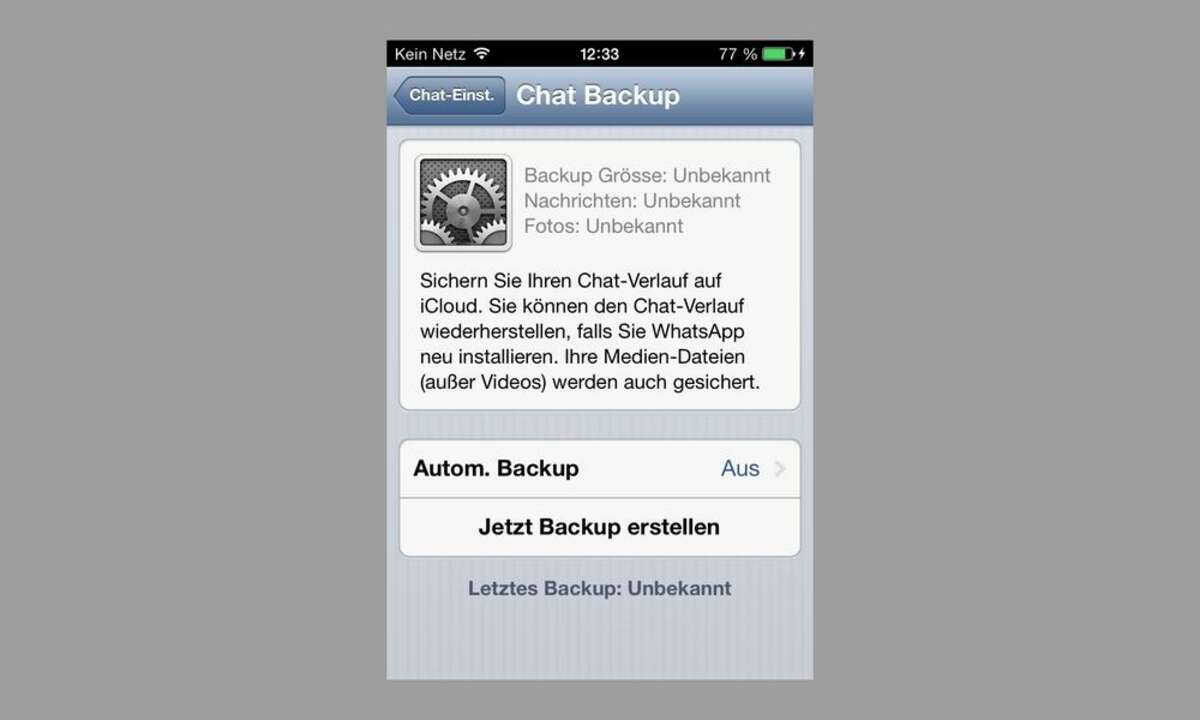 WhatsApp-Einstellungen
