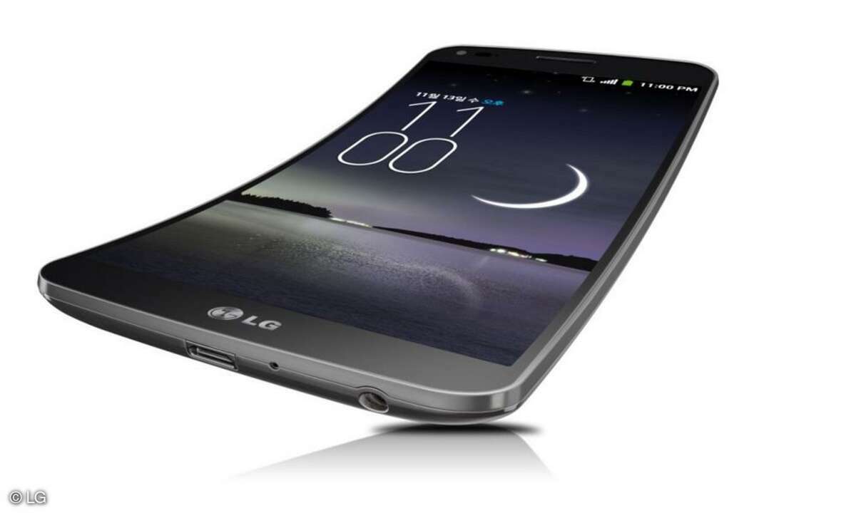 LG G Flex,  Curved-Display, Smartphone, LG