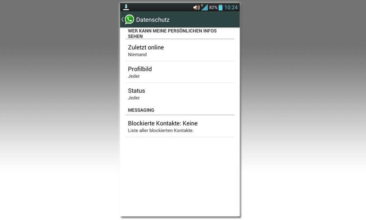 Datenschutz-Einstellungen