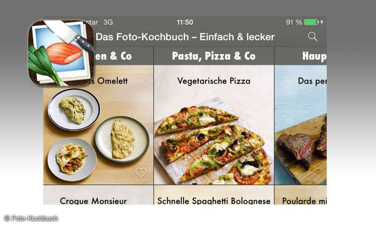 Koch-Apps, Foto-Kochbuch, Logo