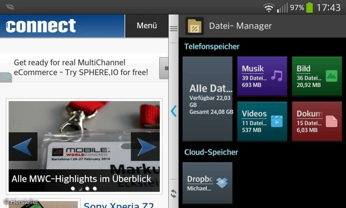 LG G Flex - Multitasking