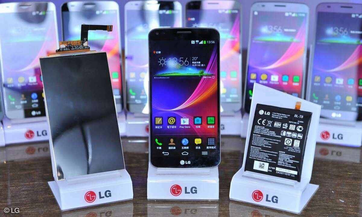 LG G Flex, Curved-Display, Smartphone, LG