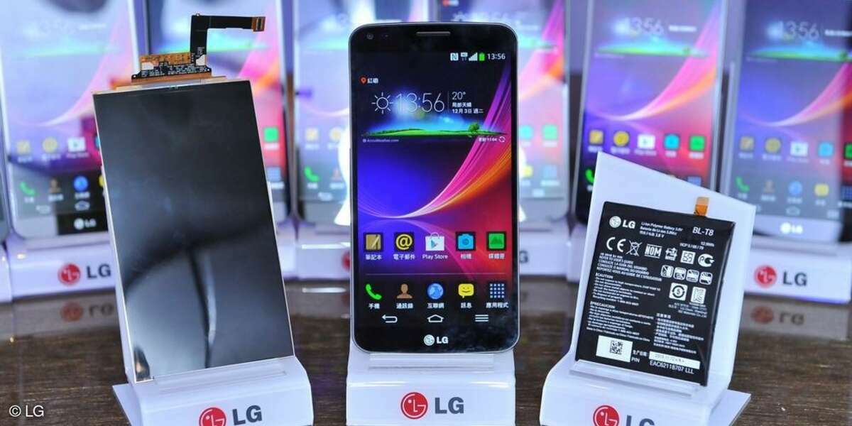 LG G Flex, Curved-Display, Smartphone, LG