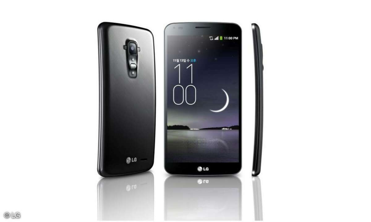 LG G Flex, Curved-Display, Smartphone, LG