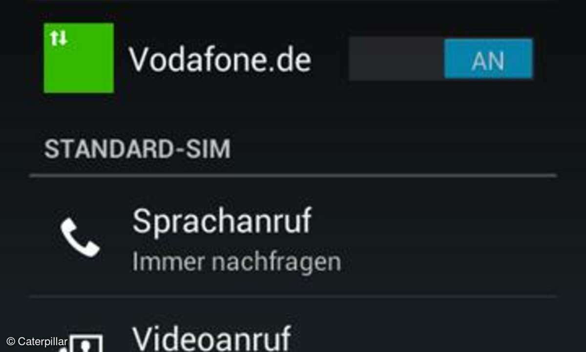 CAT B15 - Dual-Sim-Funktionen