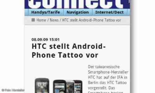 Htc Tattoo Im Test Connect