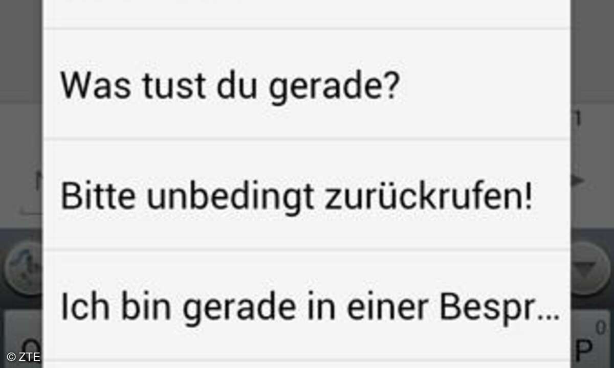 ZTE Grand X Pro - Schnelle Nachricht