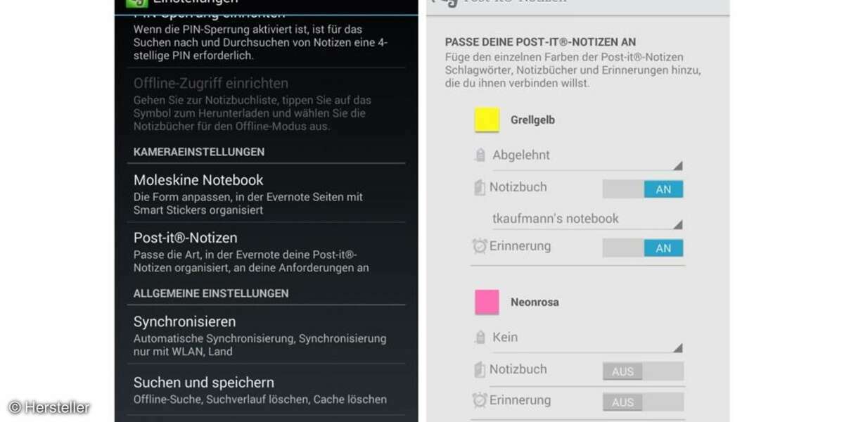 Evernote Post-Its
