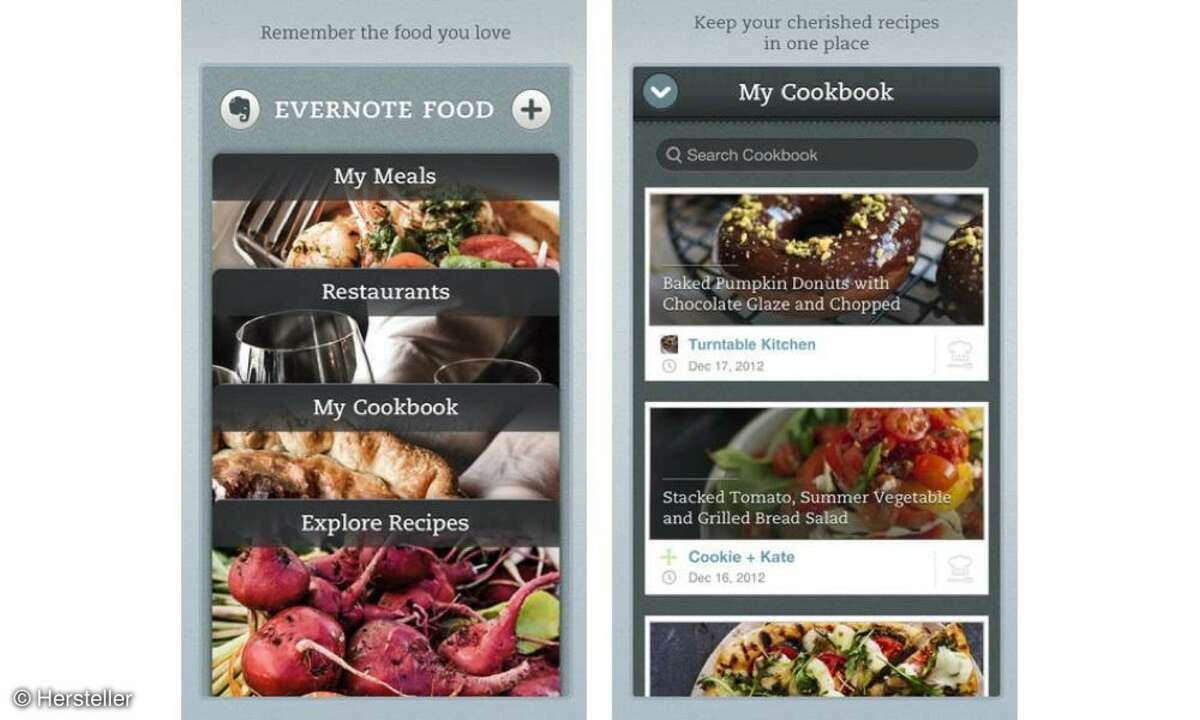 Evernote Kochrezepte