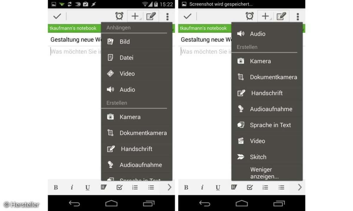 Evernote Ideen